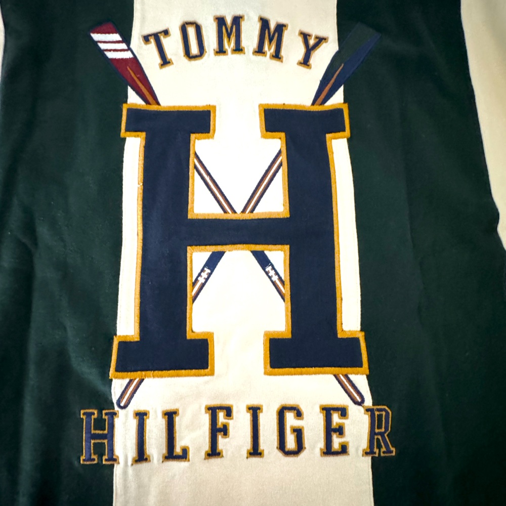 Tommy Hilfigger - Men’s Signature Rugby Long-Sleeved Shirt - Size XL - Picture 3 of 5
